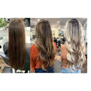 Before and After Hair Color